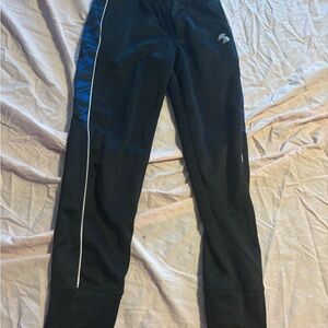 Place Black Joggers with Blue Accents
